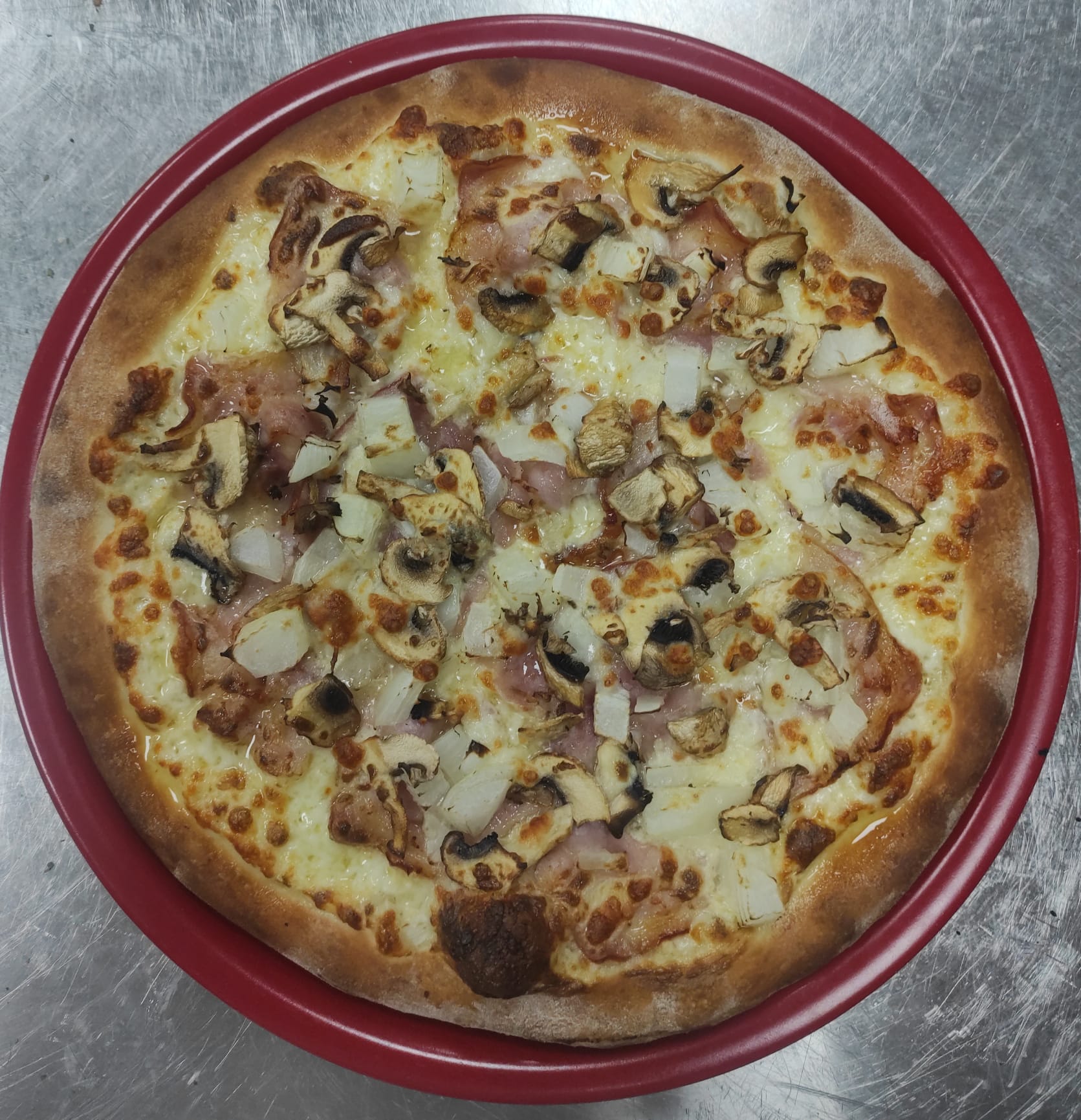 Pizza de Champiñones